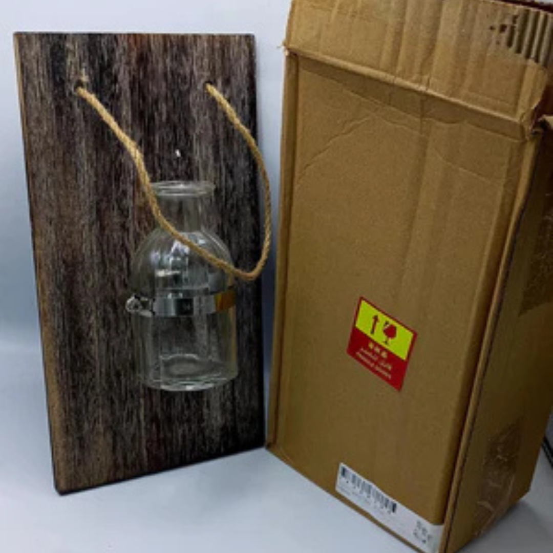 Wall Mount Decoration Piece With Jar