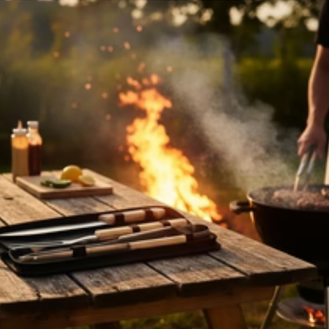 Barbecue Tools with Carry Case