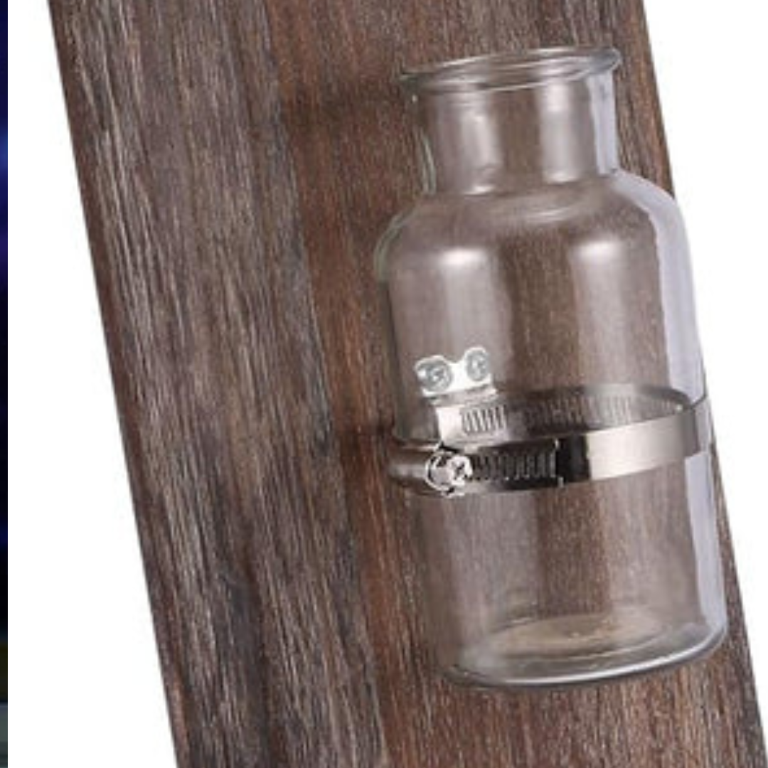 Wall Mount Decoration Piece With Jar