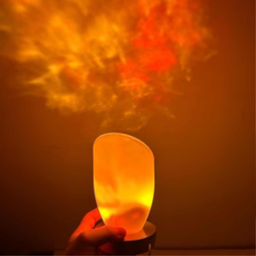 Water Ripple Flame Atmosphere Table Lamp