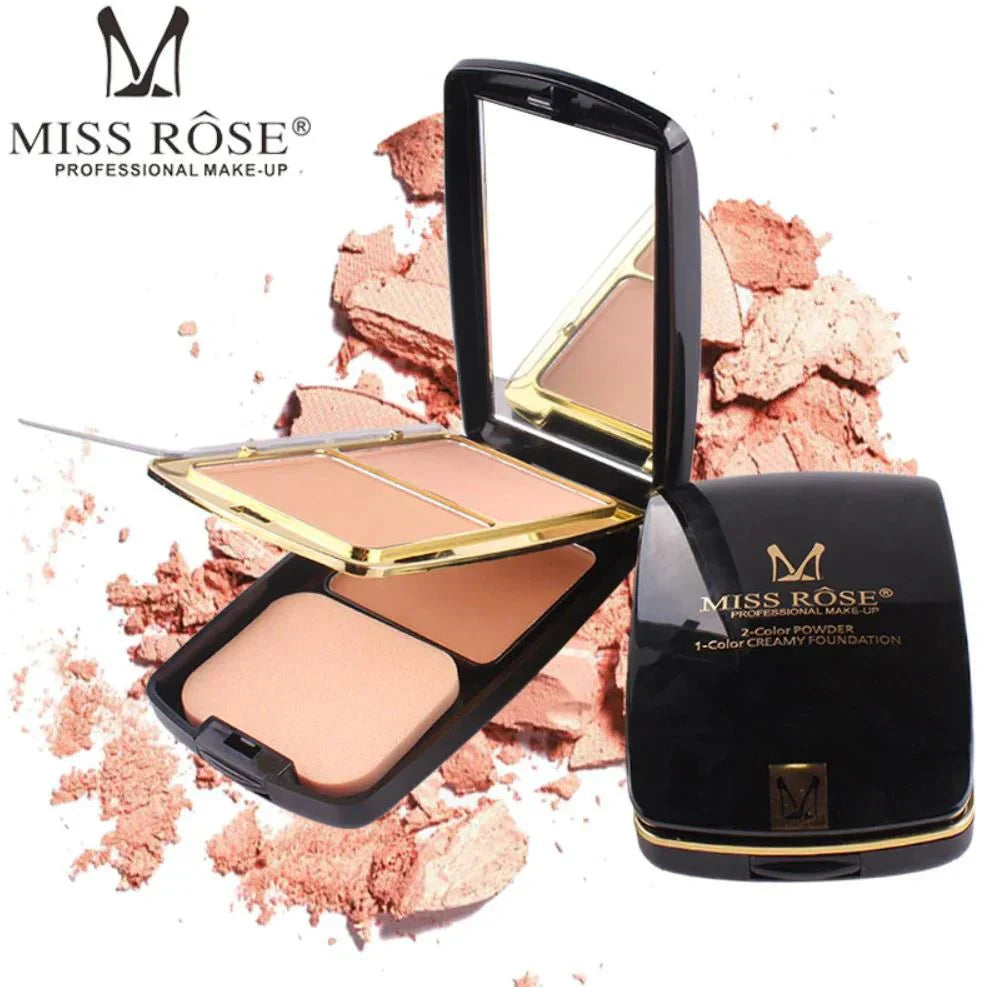Miss Rose 2-in-1 Compact Powder